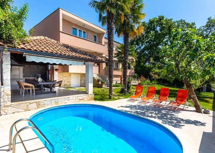 In With Sea View, Balcony, Air Conditioning, Wifi Daire Njivice